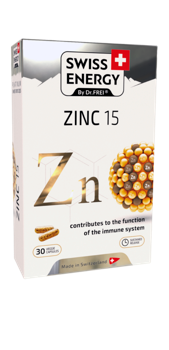 SWISS ENERGY ZINC 15MG,BLISTER, N30 