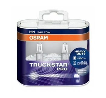 OSRAM H1 +100% TRUCKSTAR PRO 24V 70W P14.5S (64155TSP BOX) 