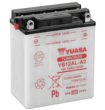Стартерная аккумуляторная батарея YB12AL-A2 YUASA 