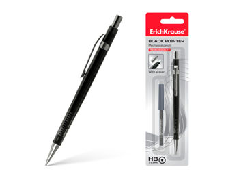 Карандаш механический 0.5mm НВ ErichKrause Pointer +стержни 20шт, блистер 