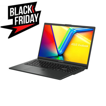 Laptop 15.6 ASUS Vivobook Go 15 E1504FA Black, AMD Ryzen 5 7520U 2.8-4.3GHz/8GB DDR5/ SSD 512GB/AMD Radeon Graphics/WiFi/BT/USB Type-C/HDMI/2xUSB 3.2/HD WebCam/Illuminated Keyboard/15.6 IPS FHD 250 nits (1920x1080)/No OS E1504FA-BQ090 BFR
