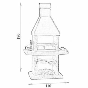 Барбекю BBQ ATLANTIK COLORA  с куполом нержавеющая сталь/медь 