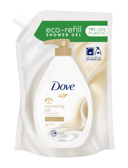 Gel de duş Dove Nourishing Silk rezervă, 720 ml 