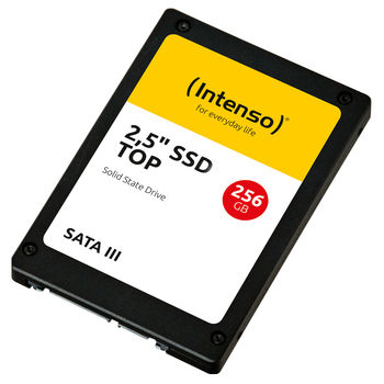 Внутрений высокоскоростной накопитель 256GB SSD 2.5" Intenso Top (3812440), 7mm, Read 520MB/s, Write 500MB/s, SATA III 6.0 Gbps (solid state drive intern SSD)