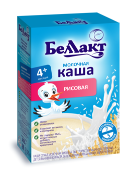купить Каша молочная рисовая Беллакт, 200г в Кишинёве 