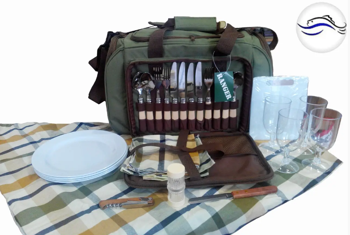 Set pentru picnic Pic Rest pentru 4 persoane verde 