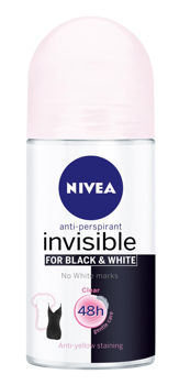 Дезодорант женский  Nivea roll-on Black&White Clear 50мл 