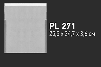 PL 257 ( 34.5 x 41.9 x 9.5 cm.) 
