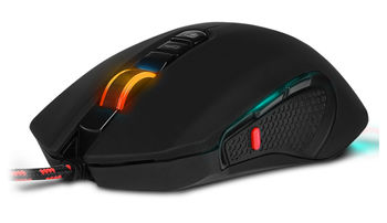 Gaming Mouse SVEN RX-G955, Optical 600-4000 dpi, 8 buttons, Soft Touch, Backlight, Macro, Black, USB 