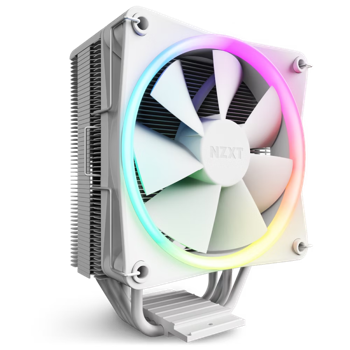 AC NZXT "T120 RGB White" (17.2-27.56dBA, 500-1800RPM, 1x120mm, RGB, PWM, 4 Heatpipes) 