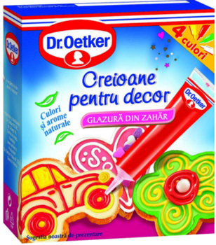 Creioane pentru decor Dr. Oetker, 4 buc. 