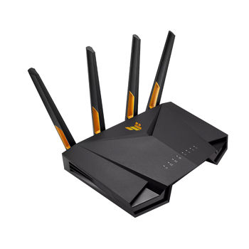 Router wireless WiFi ASUS TUF Gaming AX3000 Dual Band WiFi 6 Gaming Router, WiFi 6 802.11ax Mesh System, AX3000 574 Mbps+2402 Mbps, AiMesh, dual-band 2.4GHz/5GHz for up to super-fast 3Gbps, dedicated Gaming Port, WAN:1xRJ45 LAN: 4xRJ45 10/100/1000, USB 3.2 (router wireless WiFi/беспроводной WiFi роутер)