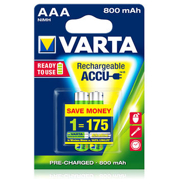 купить Аккумулятор Varta Micro 800 mAh AAA (2шт) в Кишинёве 