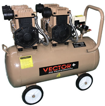 Компрессор Vector 1600Wx2 70L 