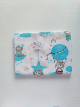 Байковая пелёночка Pampy 100*80 cm Bear 