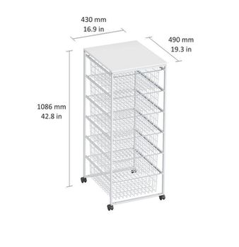 cumpără Container corpus pentru 6 boxe 1020x430x490 mm, alb în Chișinău 