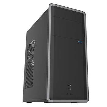 Case ATX 500W Sohoo 2809BG, 2xUSB2.0, Black-Grey, ATX-500W-12cm 