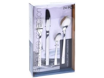 Set de tacimuri EH 24buc, inox 