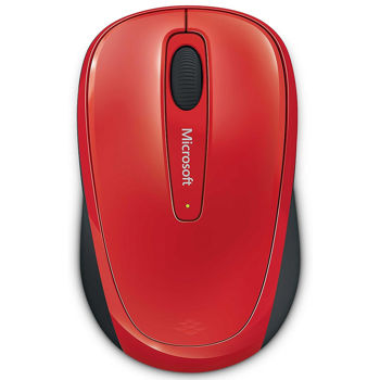 Мышь Microsoft Wireless Mobile Mouse 3500 Flame Red, Blue Track, USB, GMF-00293