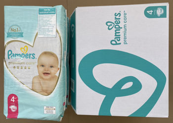 Подгузники Pampers Premium Care Box 4 (9-14 кг), 168 шт. 