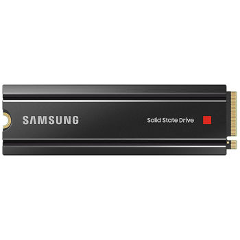 Solid state drive intern 2TB SSD PCIe 4.0 x4 NVMe 1.3c M.2 Type 2280 Samsung 980 PRO with Heatsink MZ-V8P2T0CW, Read 7000MB/s, Write 5100MB/s (solid state drive intern SSD/внутрений высокоскоростной накопитель SSD)