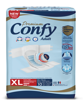 купить Confy Premium Adult EXTRALARGE STD, Подгузники для взрослых, 10 шт. в Кишинёве 