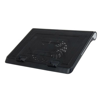 Stand pentru laptop Notebook Cooling Pad DEEPCOOL N180 FS,  up to 17, 1 fan - 180mm  with fan speed control button, 1150Â±10%RPM, <16~20 dBA, 84.7CFM, 2 viewing angles adjustable, Dual USB ports, Metal Mesh Panel, Hydro Bearing, Black