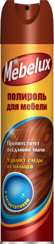 Полироль для мебели Mebelux с антистатиком 300мл 