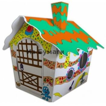 купить Essa Toys Картонный домик-раскраска, в Кишинёве 