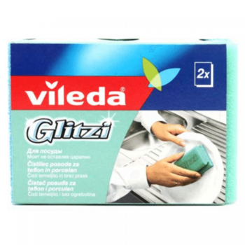 купить Vileda Губки из поролона кухонные Glitzi, 2 шт, в Кишинёве 