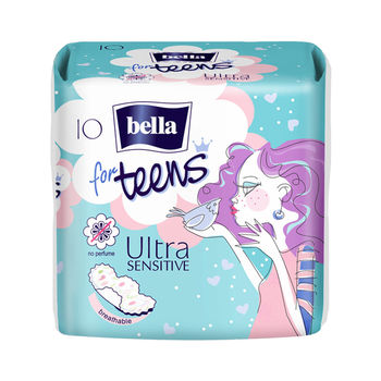 Absorbante zile critice Bella Ultra Sensitive Teens, 10 buc. 