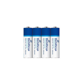 Батарейки MediaRange Premium Alkaline Batteries Mignon AA LR6 1.5V Pack 4 pcs ( Количество в упаковке, 4 штук )