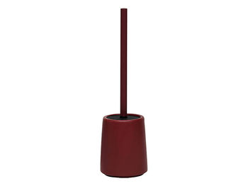 Perie WC cu suport Tendance Solid Color bordo, polirasină 