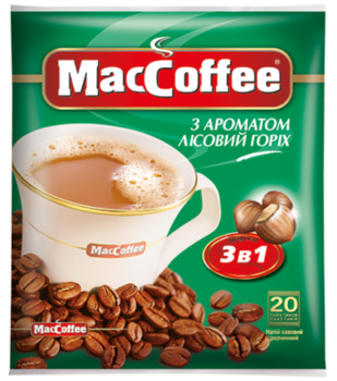 MacCoffee 3в1 Лесной Орех (20пак в упаковке) 