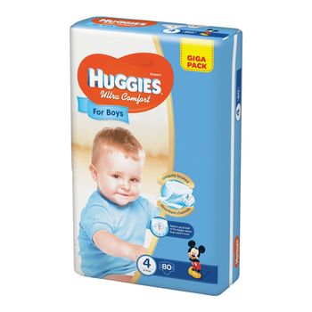 cumpără Huggies (4) Ultra Comfort Giga Pack Boy (8-14 kg)  N80 în Chișinău 