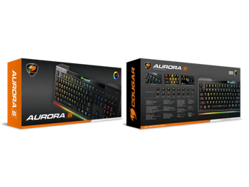 Tastatură Gaming Cougar Aurora S, Negru 