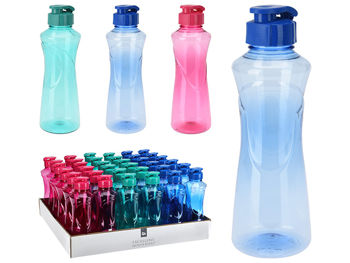 Sticla pentru apa EH 0.9l, 26cm, plastic, 3 culori 
