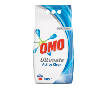 Omo Auto Ultimate Active Clean, 8 kg. 