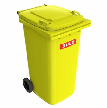 240L, Двухколёсный контейнер SULO, Желтый 