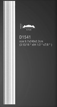 D1541 ( 9.7 x  3.2 x  240 cm.) 