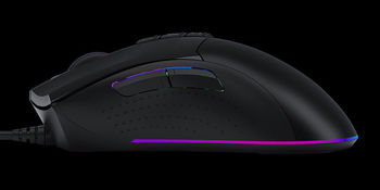 Gaming Mouse Bloody W90 Max, Optical, 100-10000 dpi, 8 buttons, RGB, Macro, Ergonomic, USB 