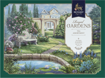 Чай RICHARD "ROYAL GARDENS. TEA ASSORTIMENT" ассорти черного чая в сашетах, 18 г 