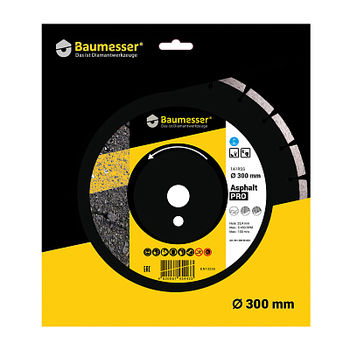 cumpără Disc diamantat Baumesser 1A1RSS/C3-H 300x3,0/2,0x10x25,4-22 F4  Asphalt Pro în Chișinău 