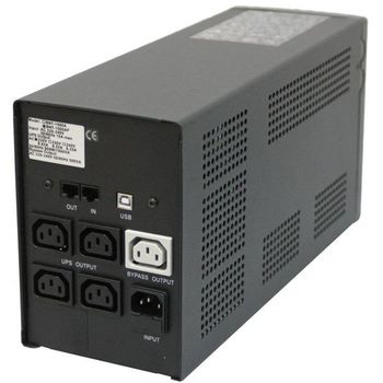 UPS PowerCom BNT-1200AP 1200VA/720W Line Interactive, AVR, RJ45, USB, 5*IEC Sockets 