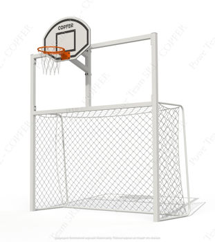 купить Ворота для минифутбола c баскетбольным щитом PTP 712 в Кишинёве 