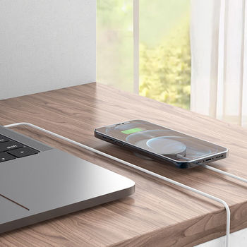 Зарядка беспроводная Hoco CW30 Pro Original series magnetic wireless fast charger 