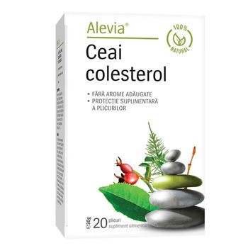 cumpără Ceai Alevia medicinal colesterol 1g ? 20 prod.veget. în Chișinău 