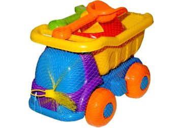 Набор игрушек для песка в машине малый 6ед, 11X22cm 