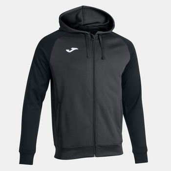 FINAL SALE - Олимпийка JOMA - ACADEMY IV ZIP-UP HOODIE ANTHRACITE BLACK 