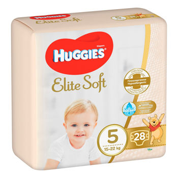 cumpără Scutece Huggies Elite Soft Jumbo 5 (15-22 kg), 28 buc în Chișinău 